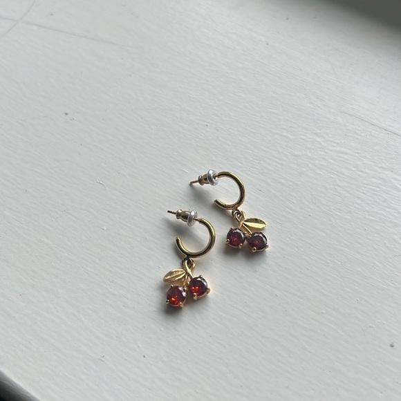 Kate spade cherry huggies earrings - Picture 2 of 6